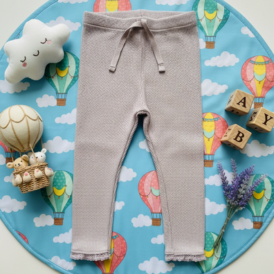 ZR Tea Pink Rib All weather Legging 13823
